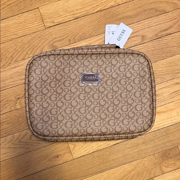 Guess Other - Guess Tan Monogram Lunch bag NWT